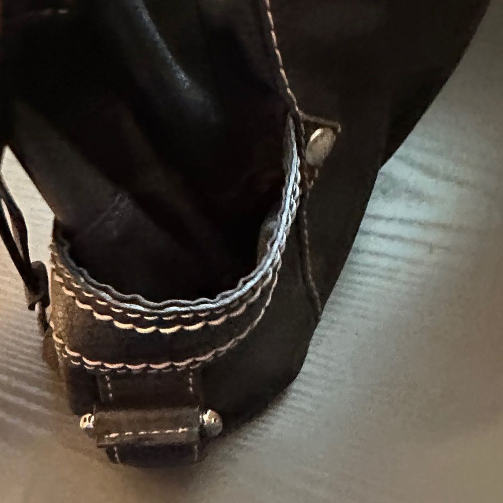 Fossil Black Leather Handbag - Picture 6 of 11